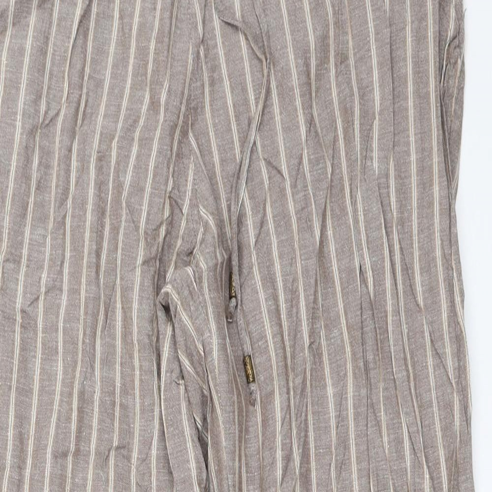 LabelBe Womens Brown   Trousers  Size 14 L29 in