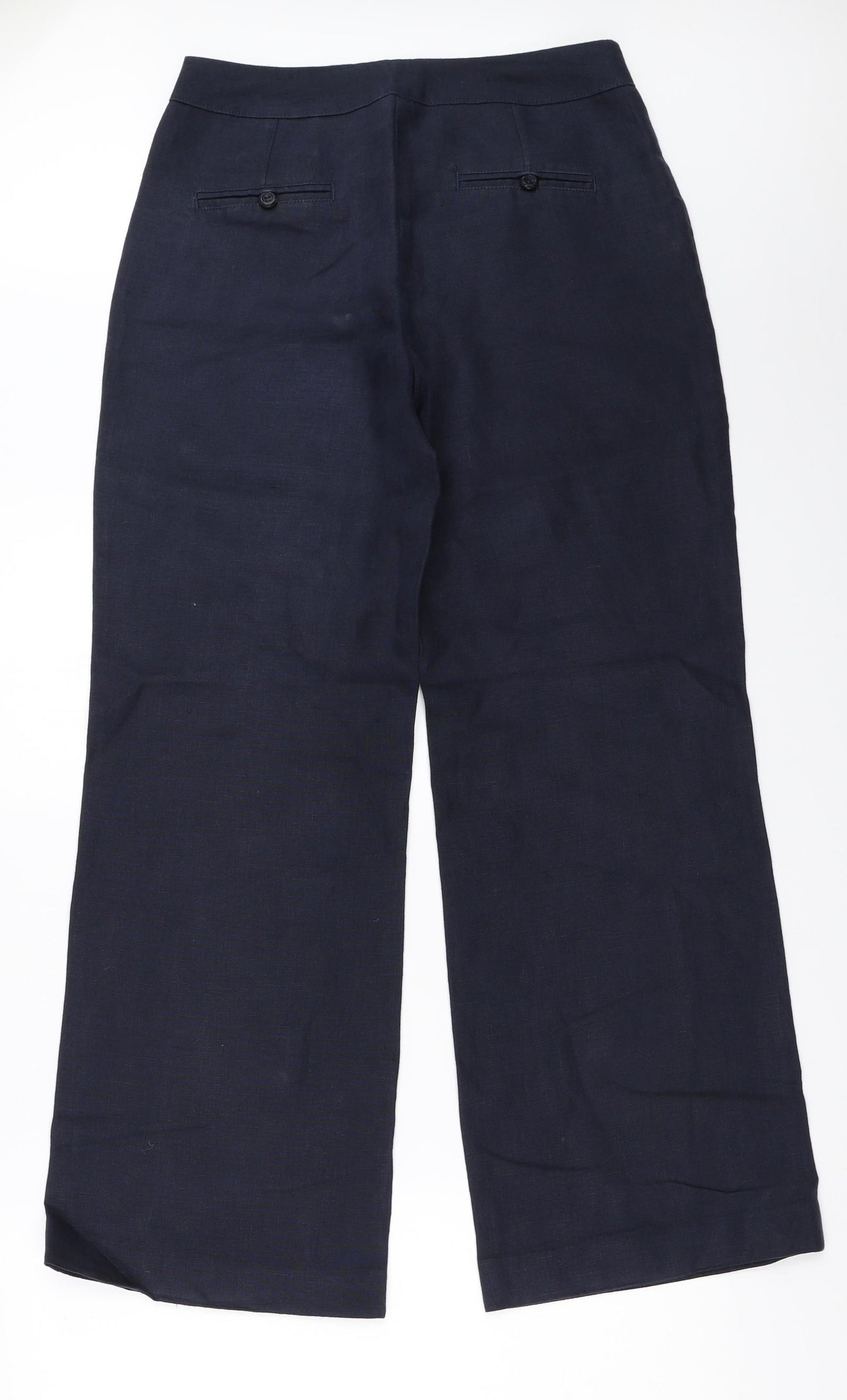 Per Una Womens Blue   Trousers  Size 8 L29 in