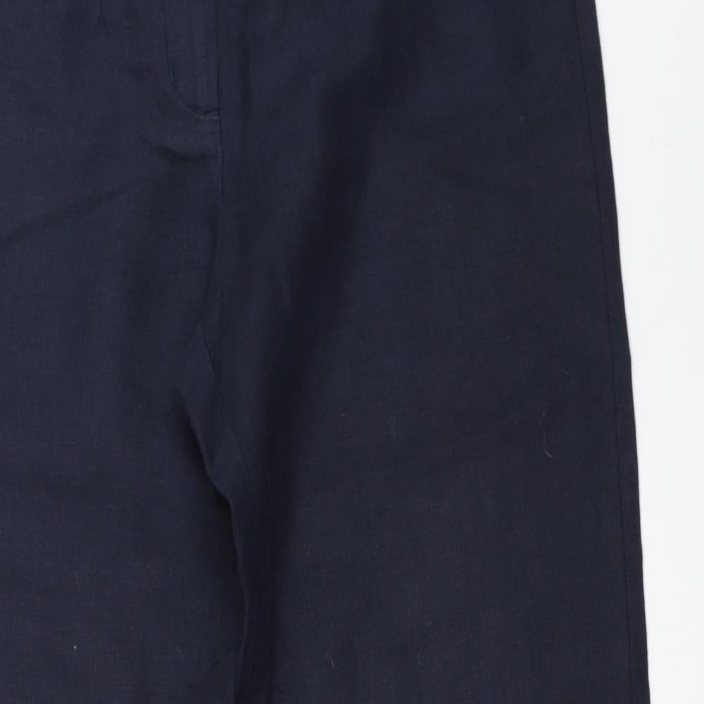 Per Una Womens Blue   Trousers  Size 8 L29 in