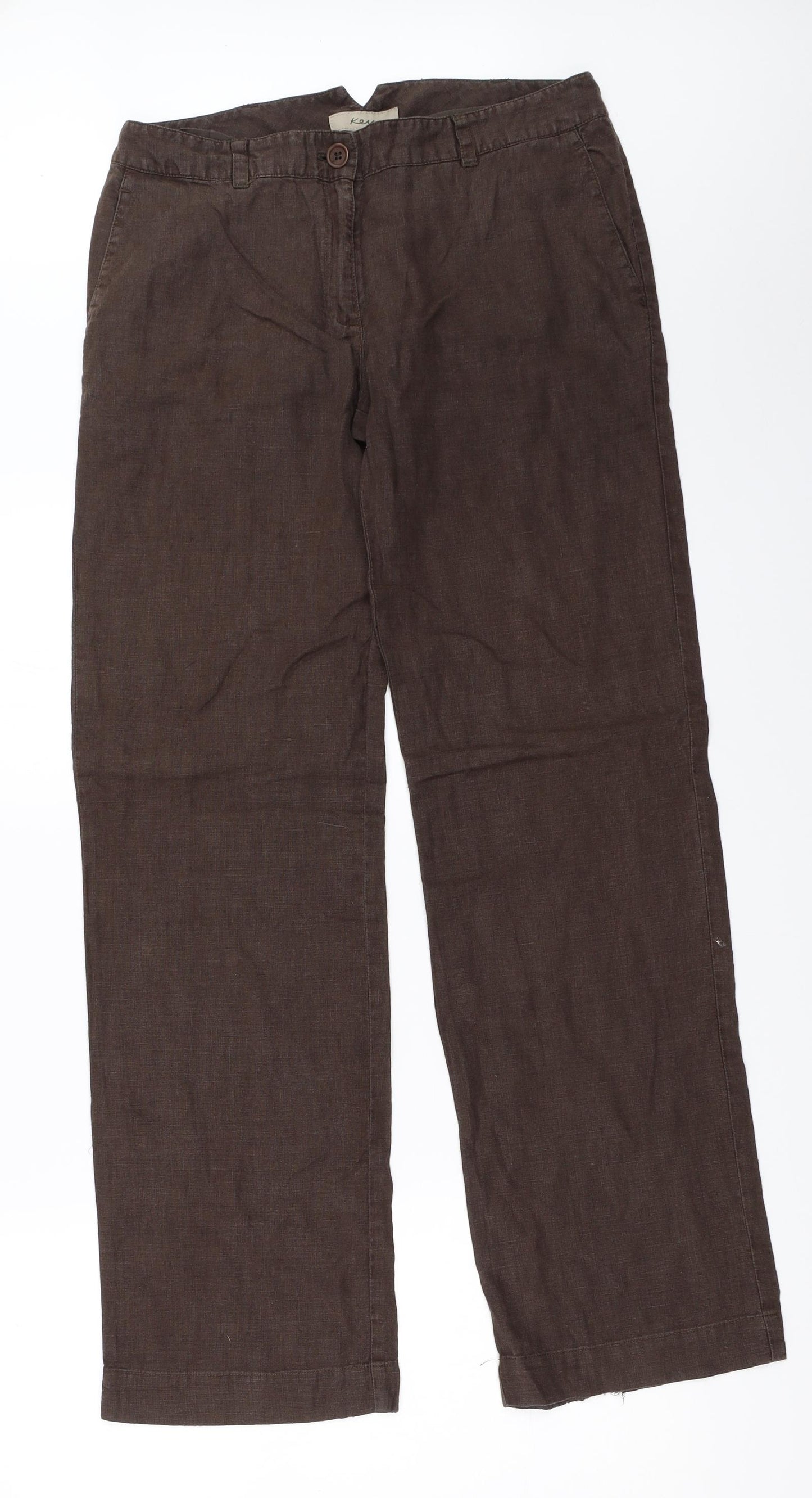 KEW Womens Brown   Trousers  Size 10 L31.5 in