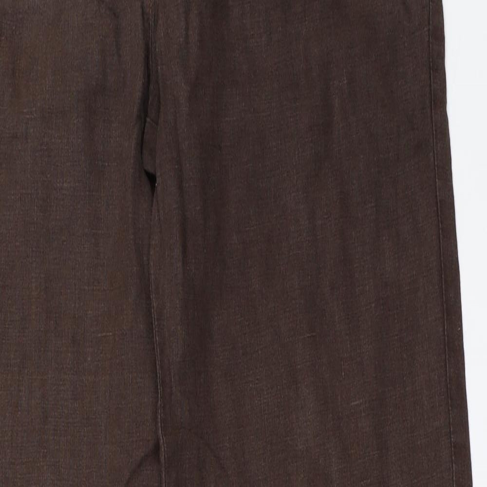 KEW Womens Brown   Trousers  Size 10 L31.5 in