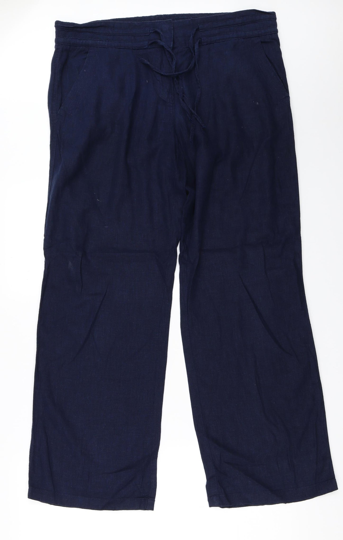 NEXT Womens Blue   Trousers  Size 14 L31 in