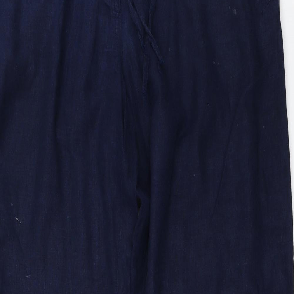 NEXT Womens Blue   Trousers  Size 14 L31 in