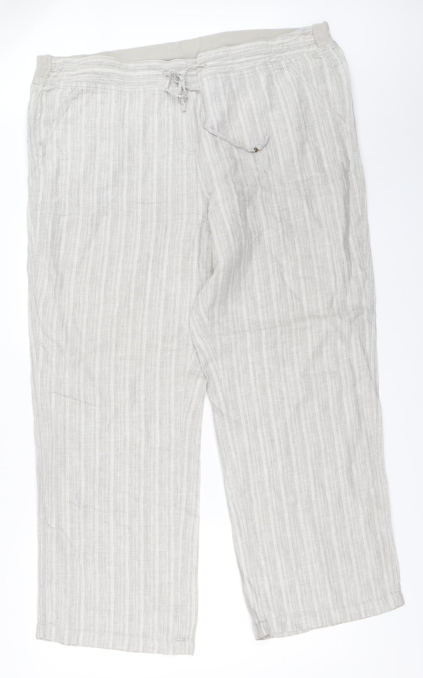 Marks and Spencer Womens Grey   Trousers  Size 20 L30 in