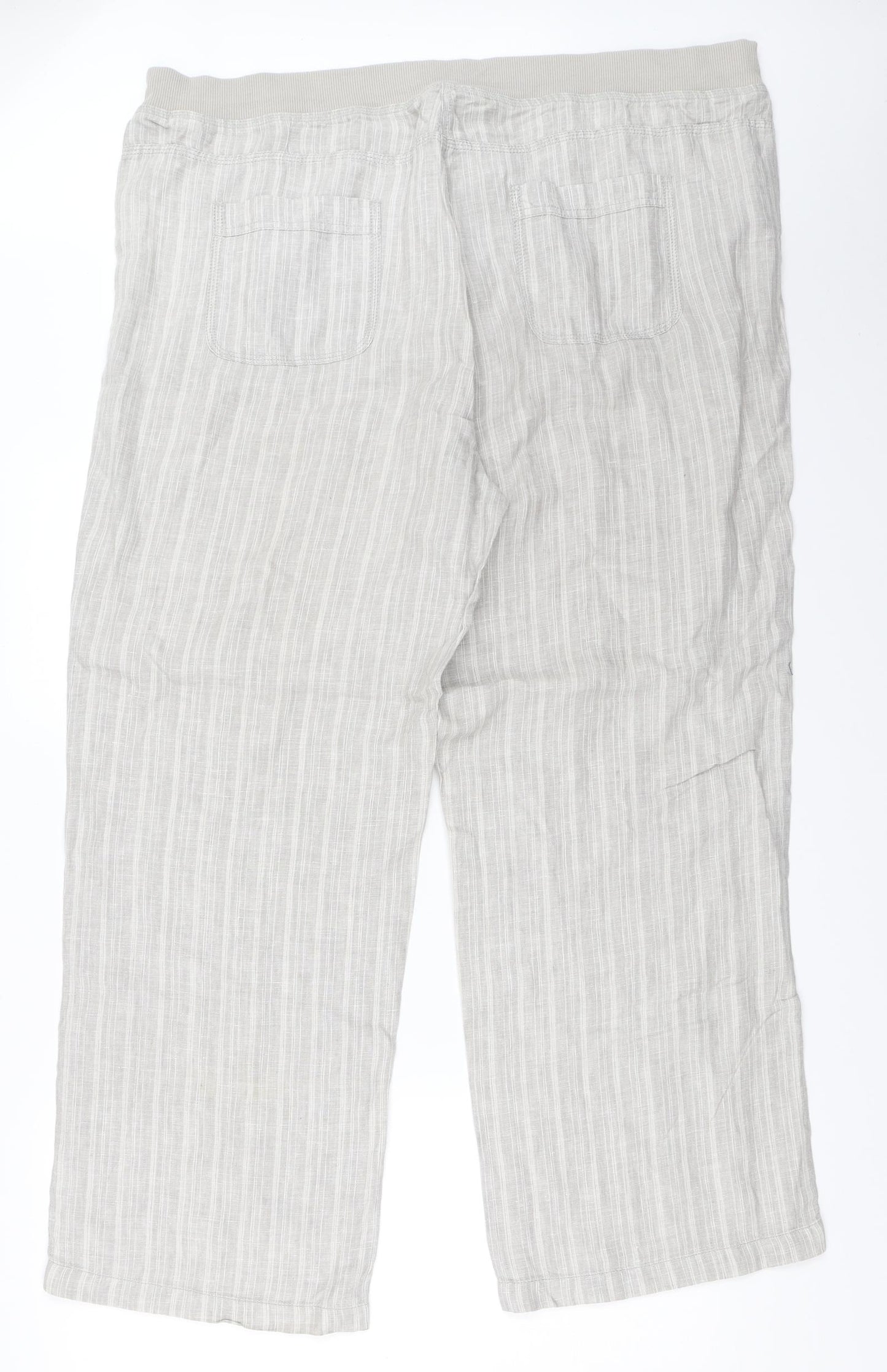 Marks and Spencer Womens Grey   Trousers  Size 20 L30 in
