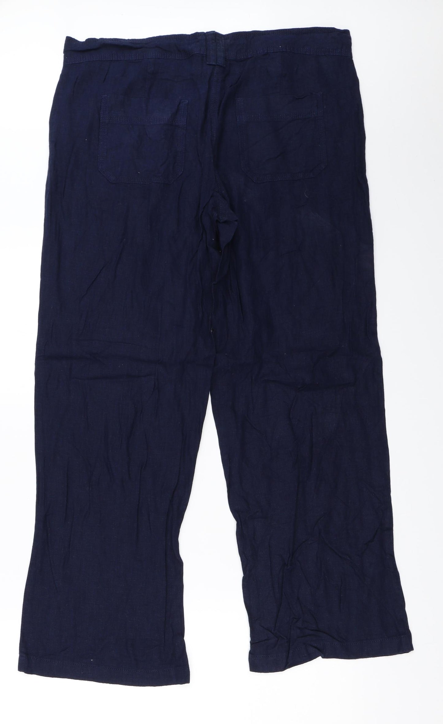 NEXT Womens Blue   Trousers  Size 14 L30 in