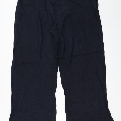 M&Co Womens Blue   Trousers  Size 20 L30 in