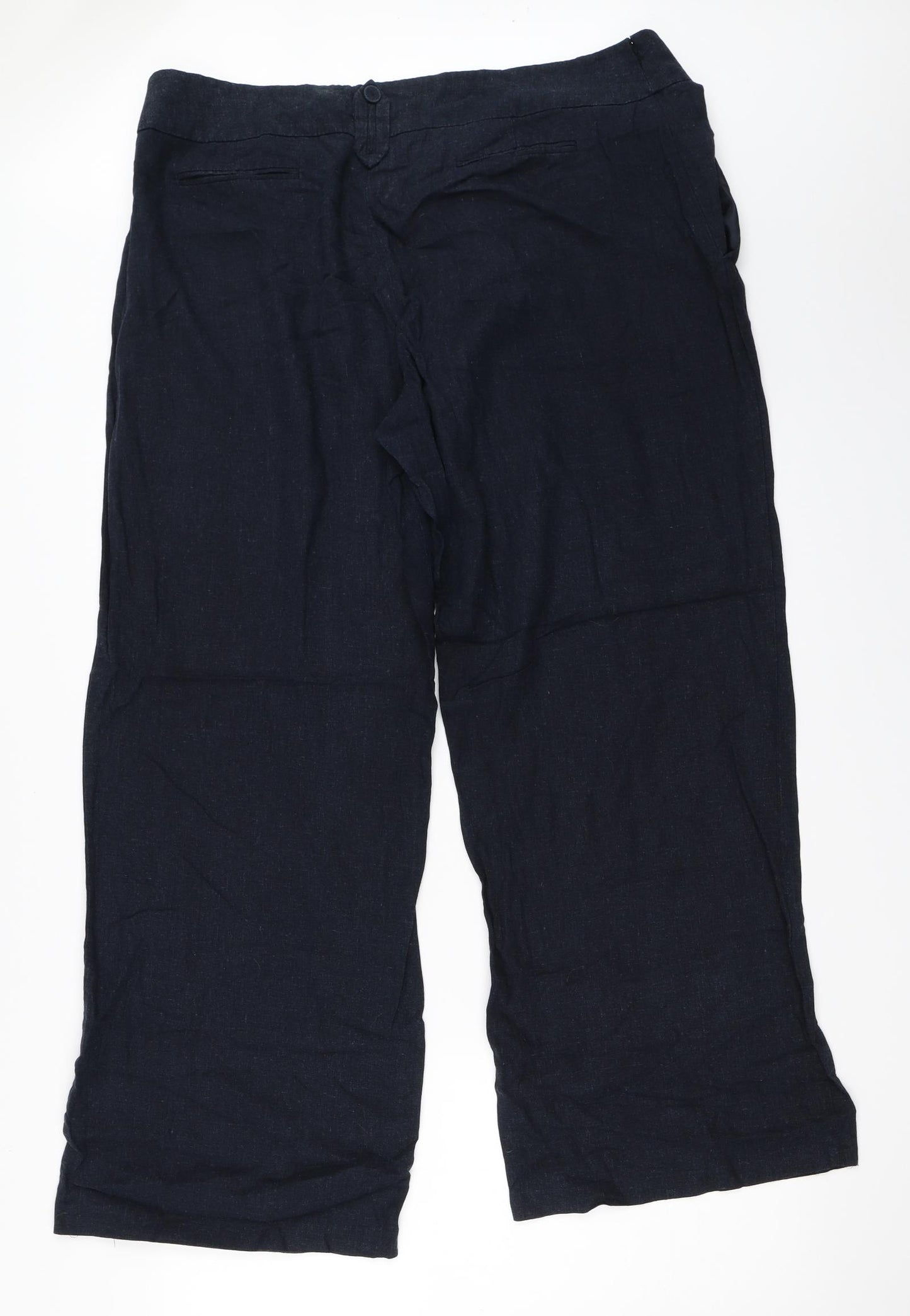 M&Co Womens Blue   Trousers  Size 20 L30 in