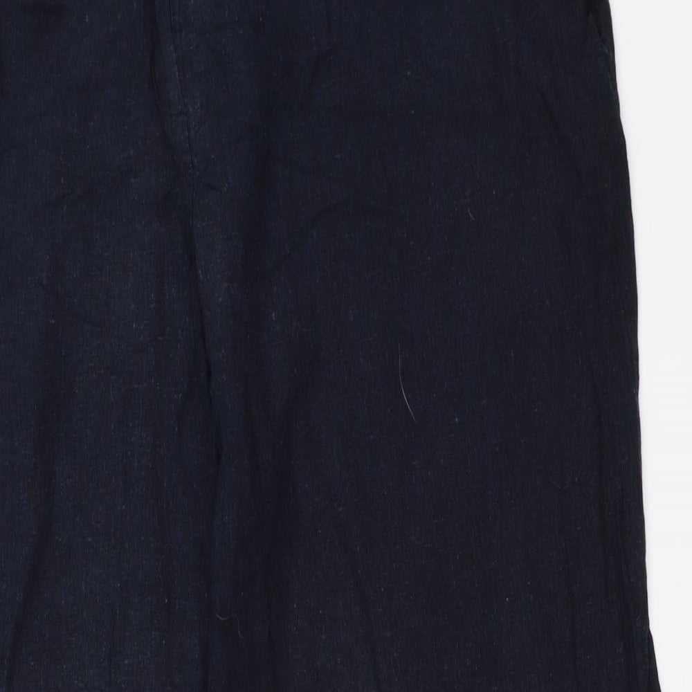 M&Co Womens Blue   Trousers  Size 20 L30 in