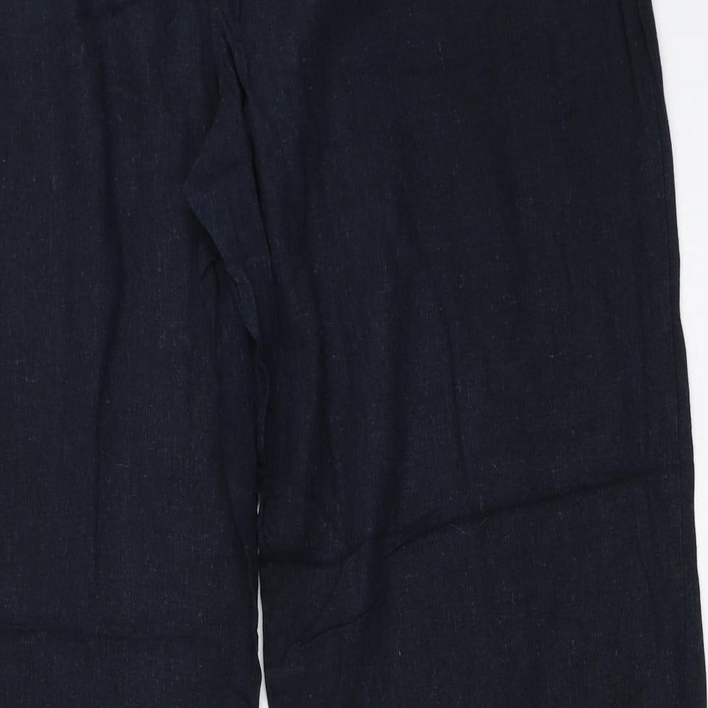 M&Co Womens Blue   Trousers  Size 20 L30 in