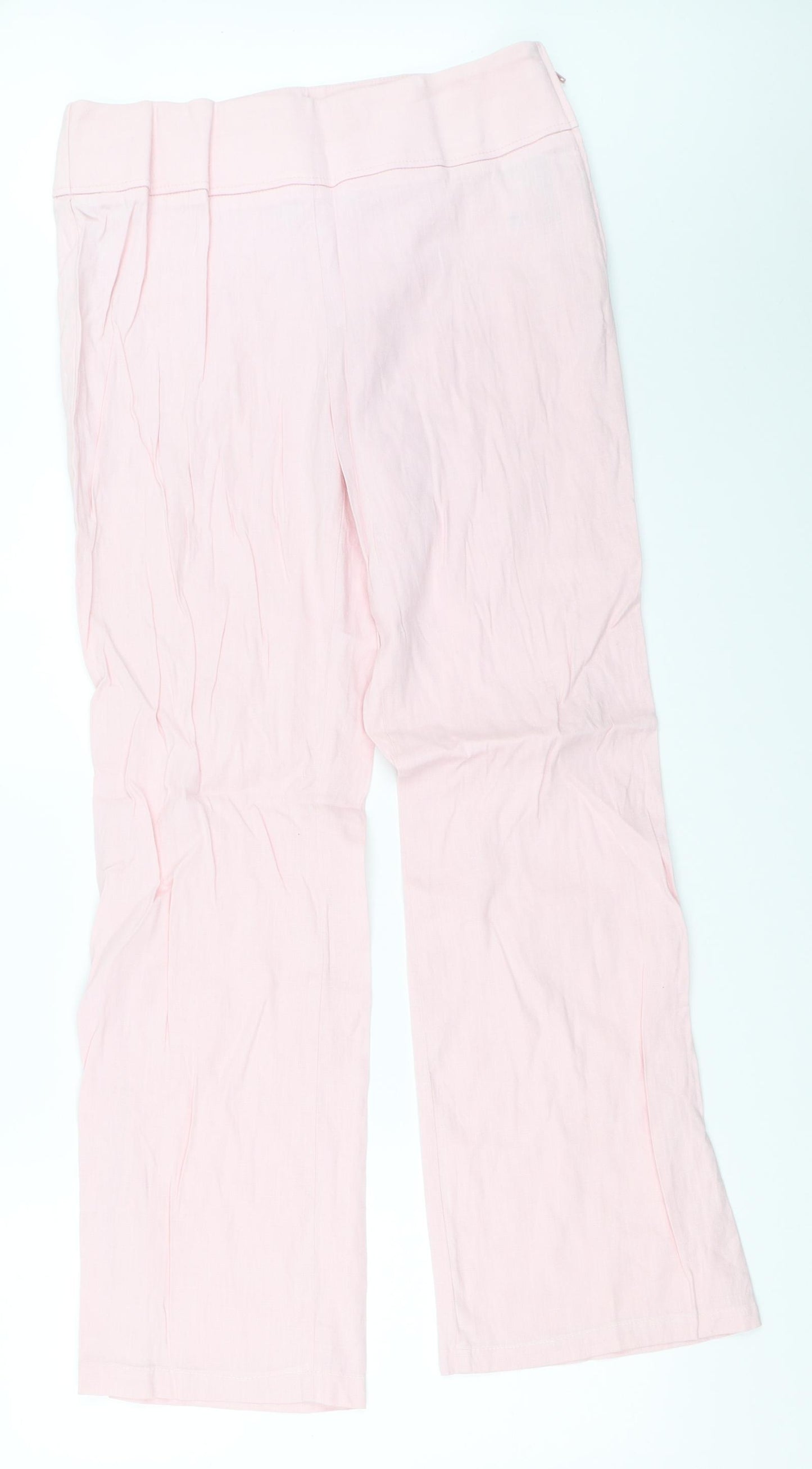 Marks and Spencer Womens Pink   Trousers  Size 14 L31.5 in