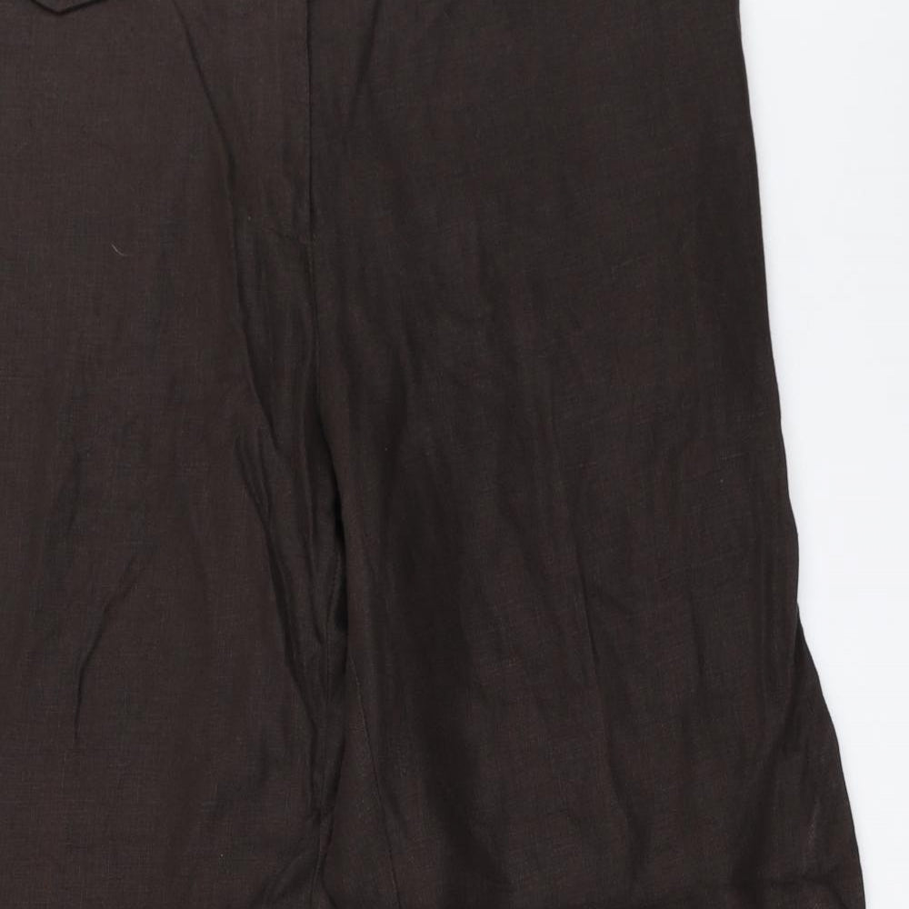 Marks and Spencer Womens Brown   Trousers  Size 16 L26.5 in