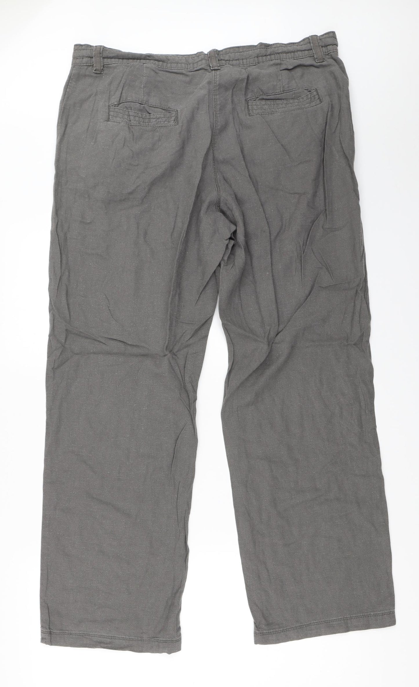 Debenhams Womens Grey   Trousers  Size 16 L30 in