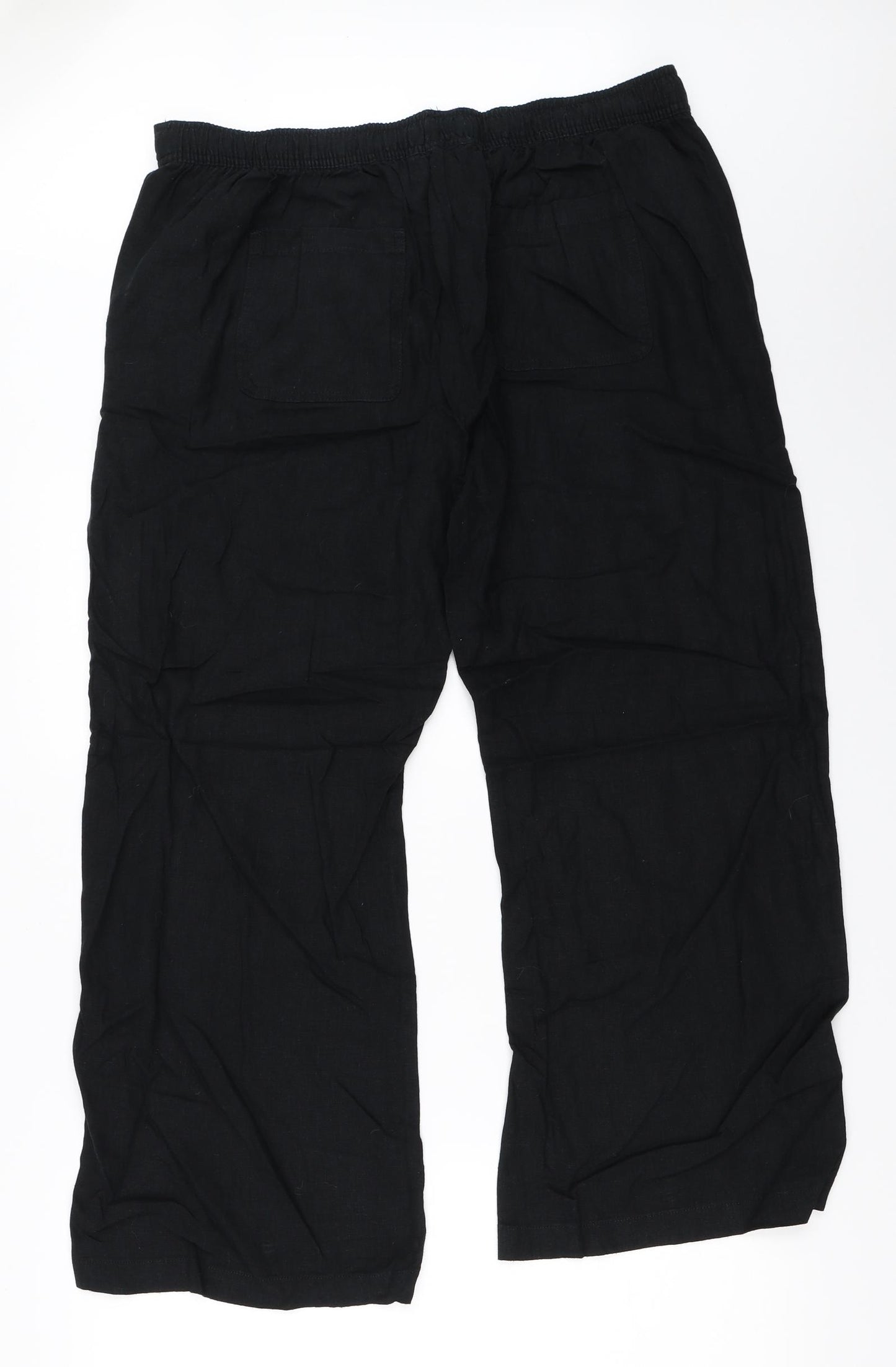 TU Womens Black   Trousers  Size 16 L28 in