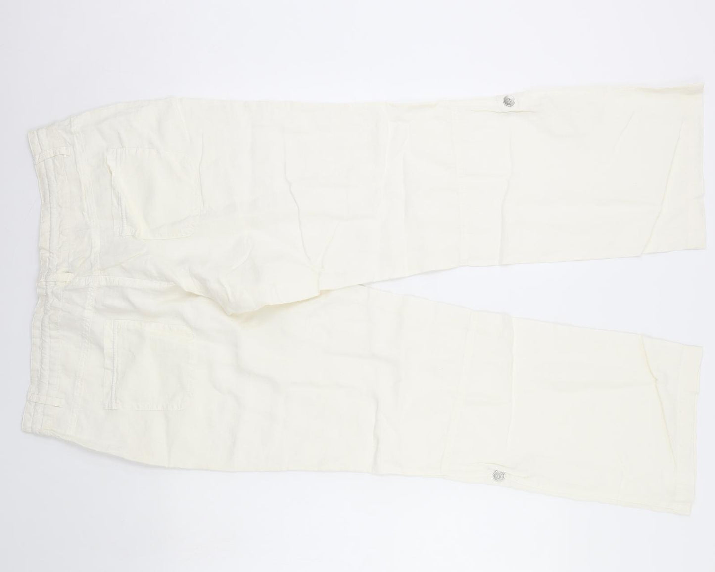 Atmosphere Womens Ivory   Trousers  Size 16 L30 in