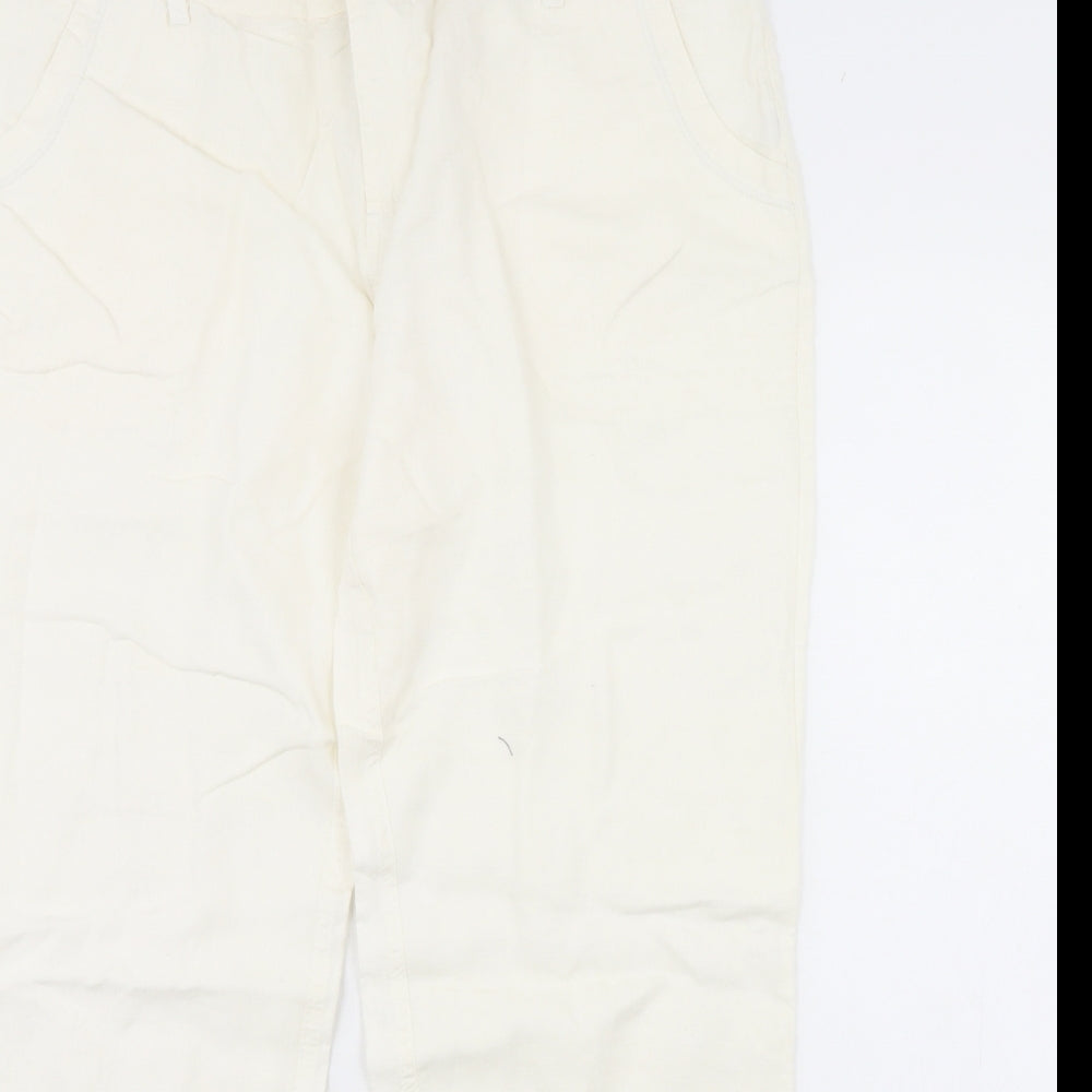 Atmosphere Womens Ivory   Trousers  Size 16 L30 in