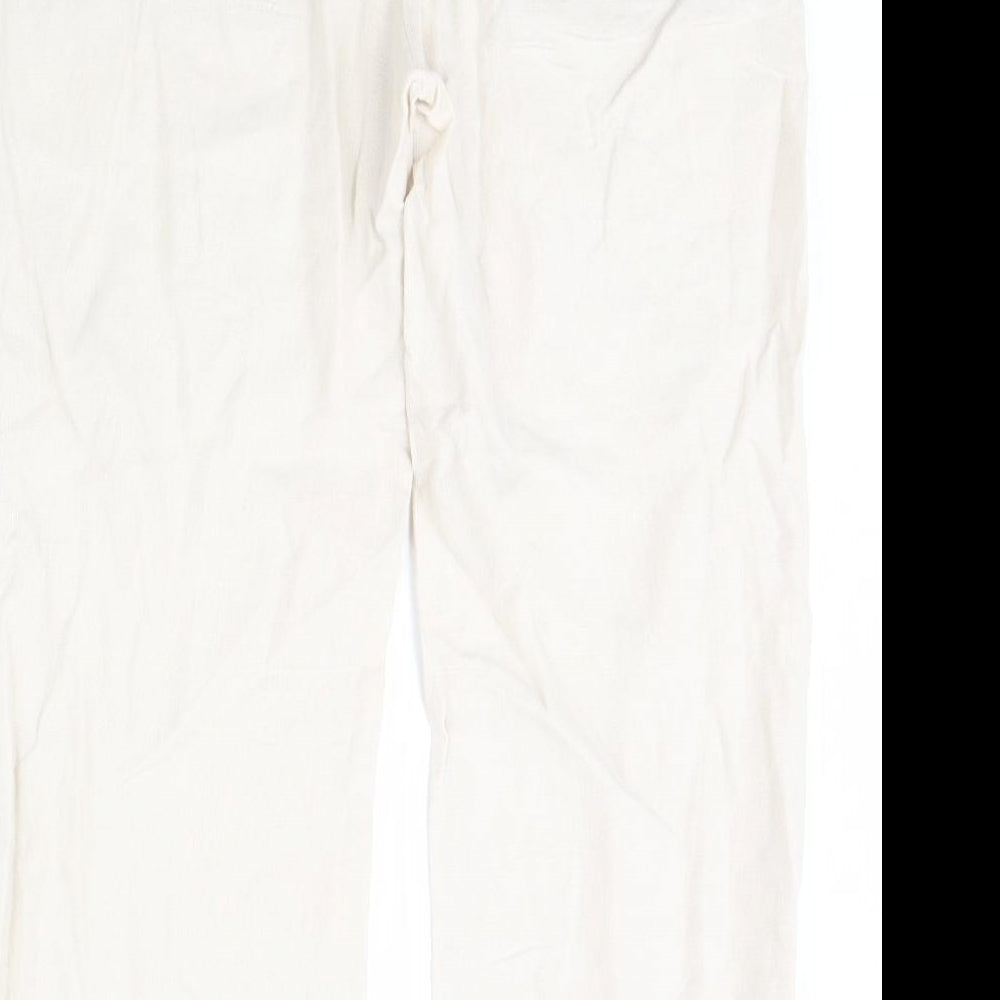 NEXT Womens Beige   Trousers  Size 16 L30 in