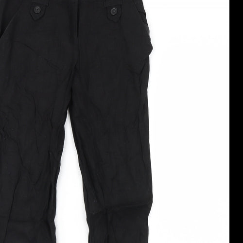 New Look Womens Black   Trousers  Size 8 L28 in