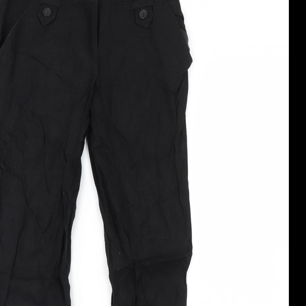 New Look Womens Black   Trousers  Size 8 L28 in