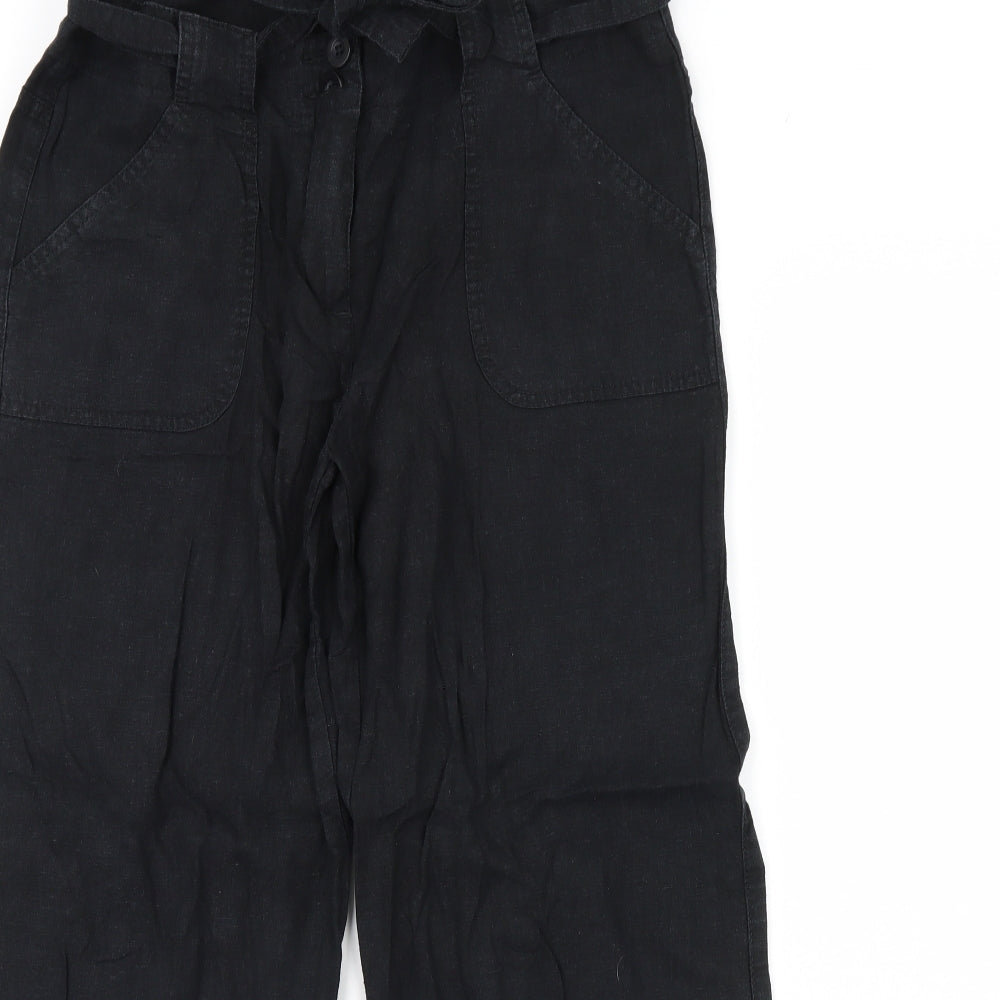 m&s Womens Black   Trousers  Size 12 L30 in