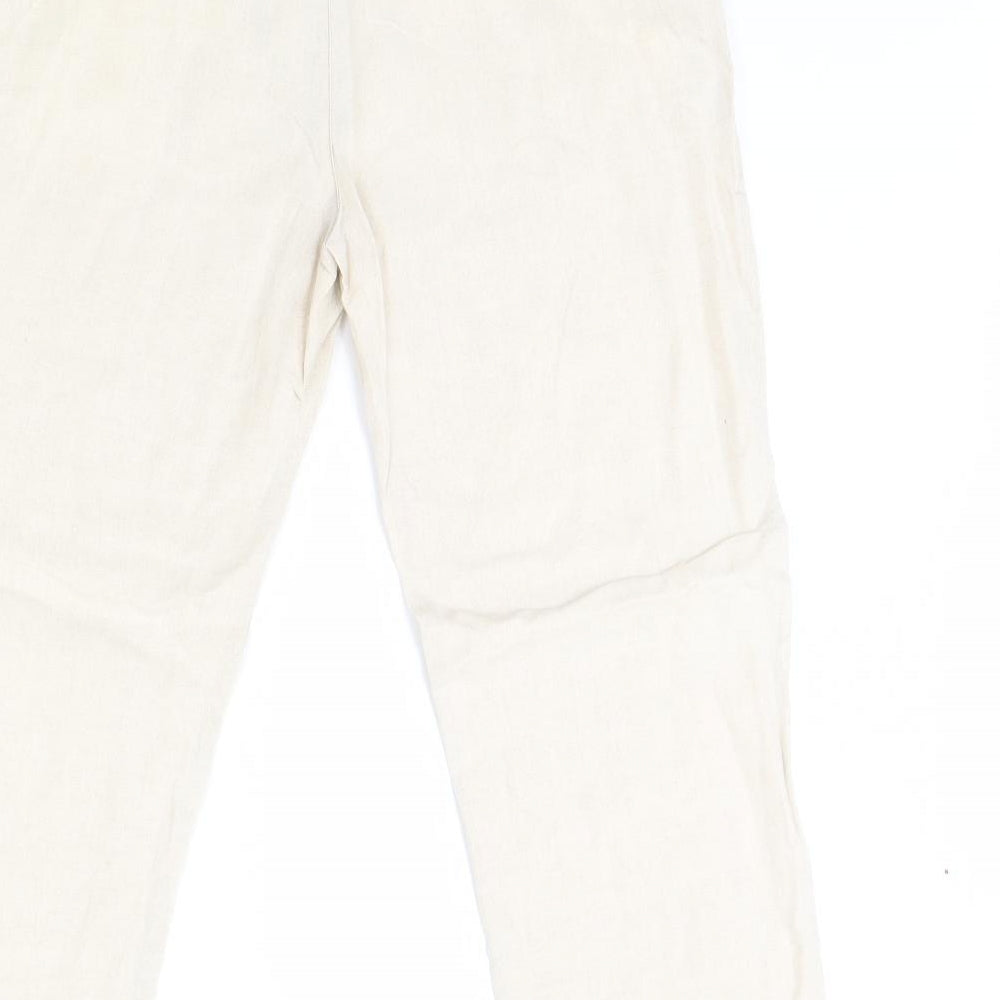 Preworn Womens Beige   Trousers  Size M L29 in