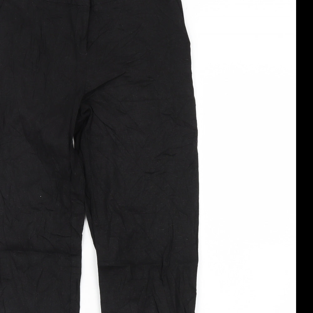 F&F Womens Black   Trousers  Size 6 L30 in