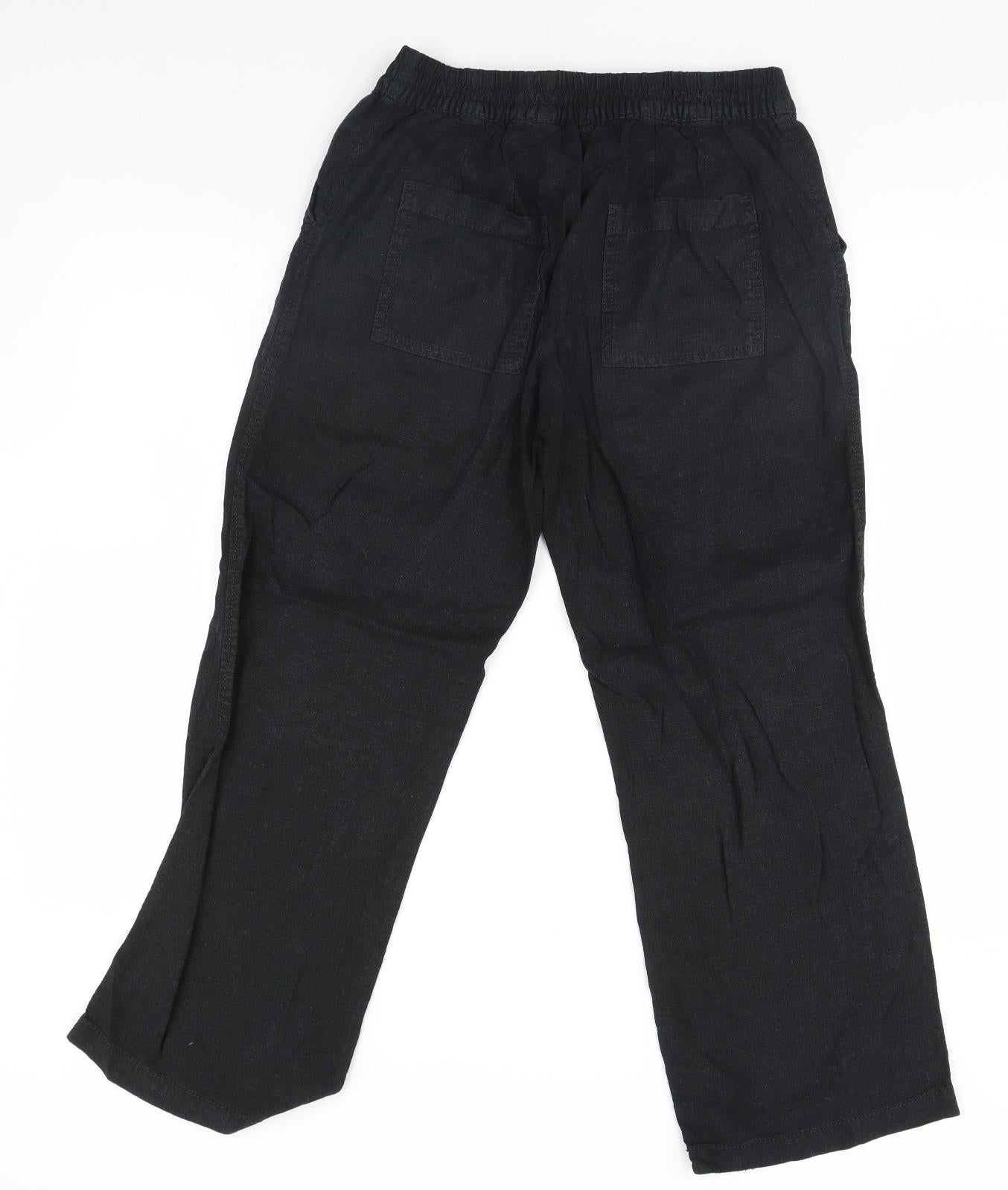 NEXT Womens Black   Trousers  Size 10 L29 in
