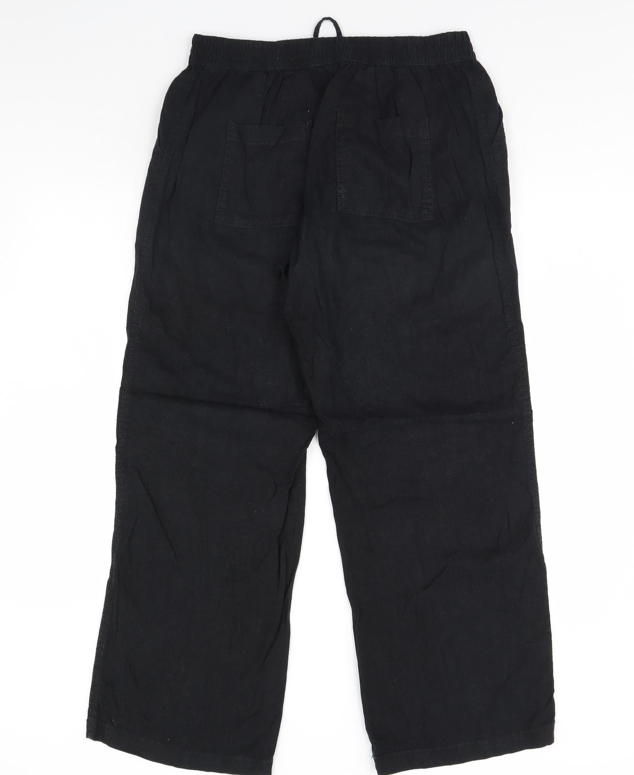 NEXT Womens Black   Trousers  Size 14 L30 in