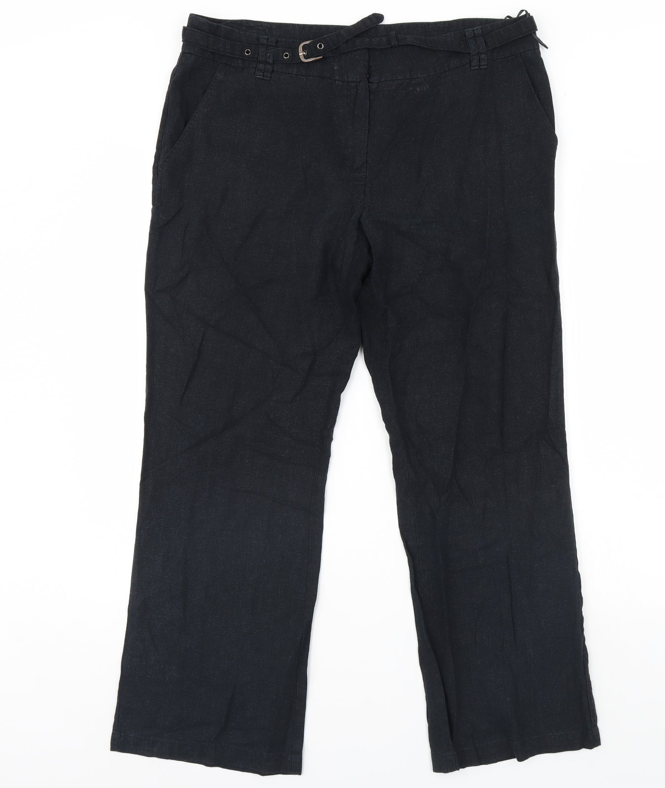 George Womens Black   Trousers  Size 14 L30 in