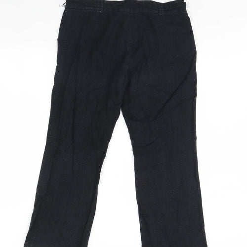 George Womens Black   Trousers  Size 14 L30 in