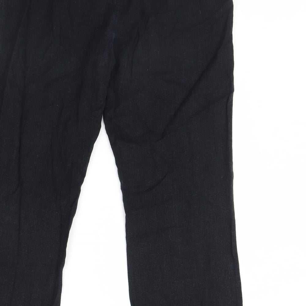 George Womens Black   Trousers  Size 14 L30 in