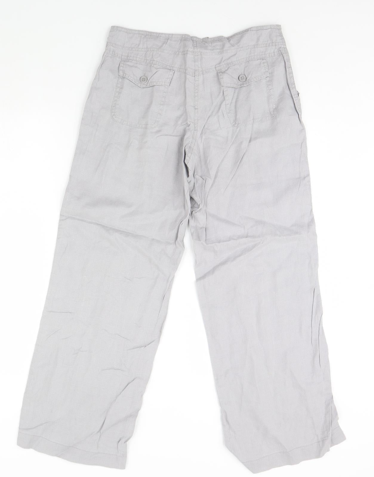 Atmosphere Womens Grey   Trousers  Size 10 L32 in