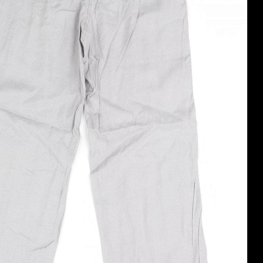 Atmosphere Womens Grey   Trousers  Size 10 L32 in