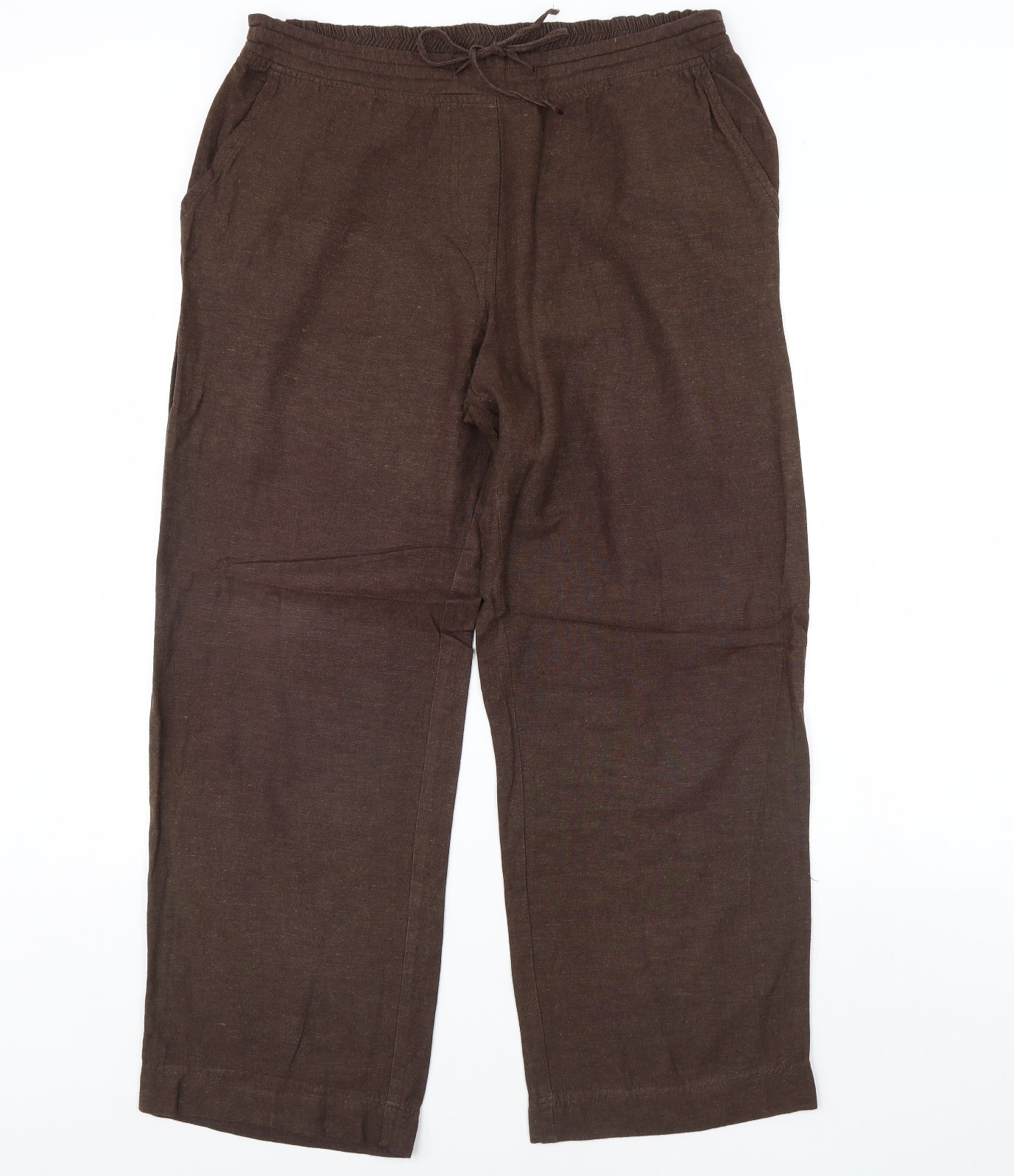 Being casual Womens Brown   Trousers  Size 16 L30 in