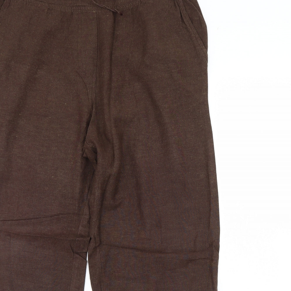 Being casual Womens Brown   Trousers  Size 16 L30 in
