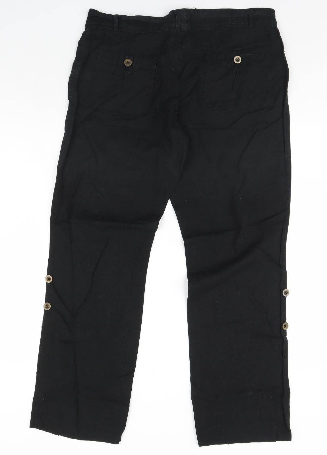 Atmosphere Womens Black   Trousers  Size 14 L30 in