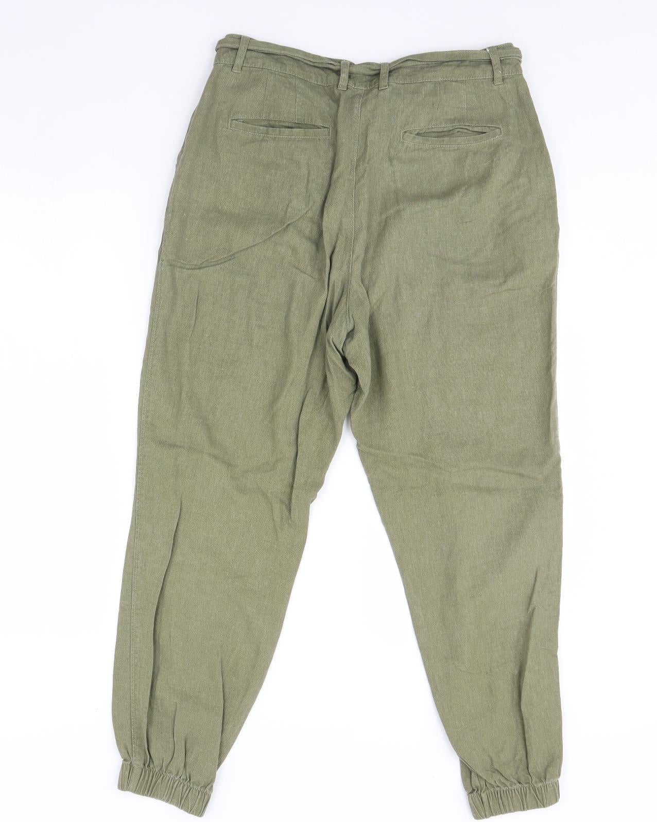 TU Womens Green   Trousers  Size 12 L30 in
