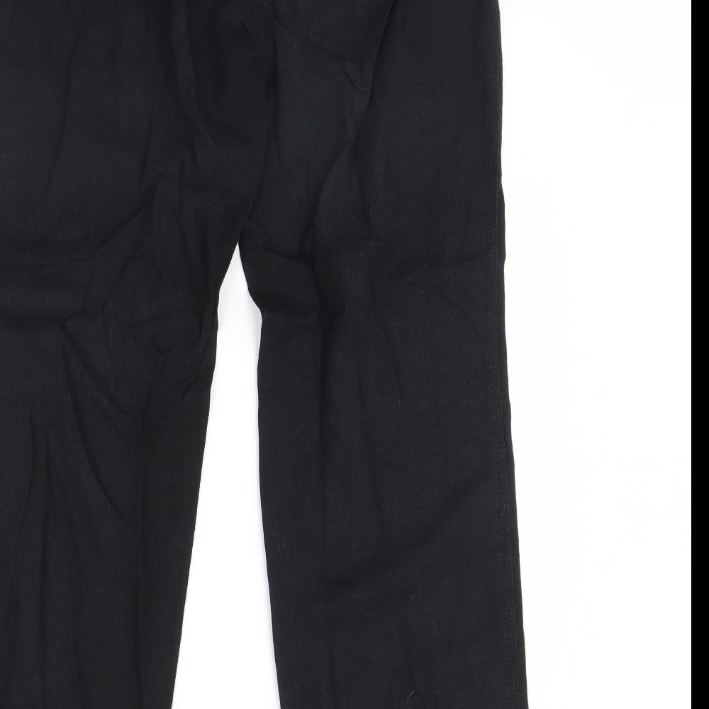 Papaya Womens Black   Trousers  Size 8 L30 in