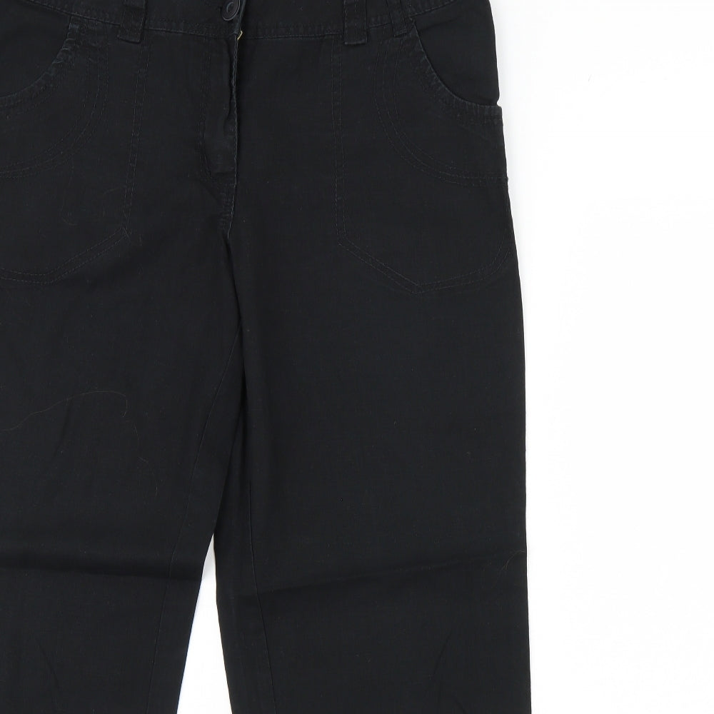 George Womens Black   Trousers  Size 14 L30 in