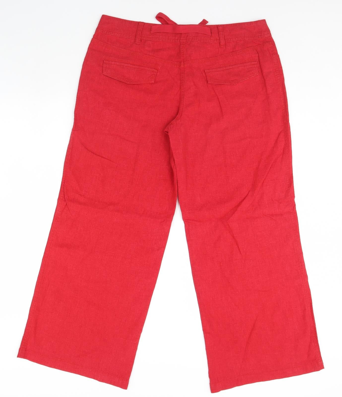 NEXT Womens Red   Trousers  Size 14 L30 in