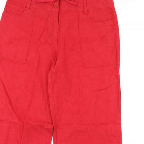 NEXT Womens Red   Trousers  Size 14 L30 in