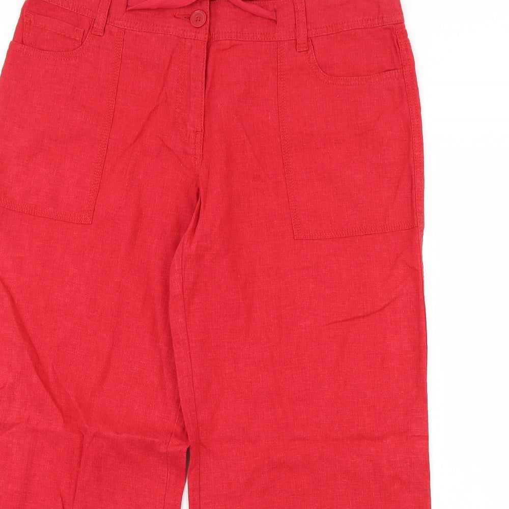 NEXT Womens Red   Trousers  Size 14 L30 in