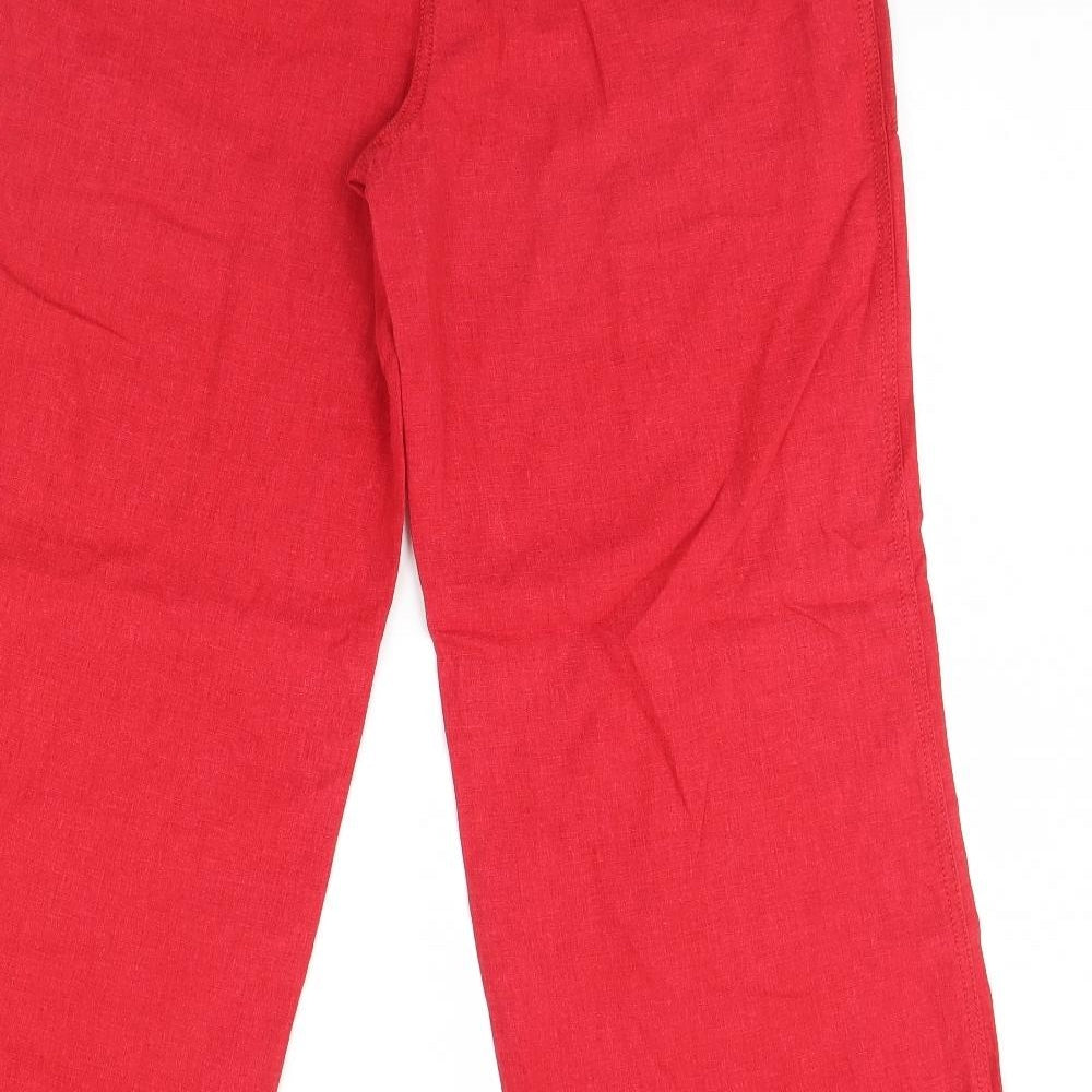 NEXT Womens Red   Trousers  Size 14 L30 in