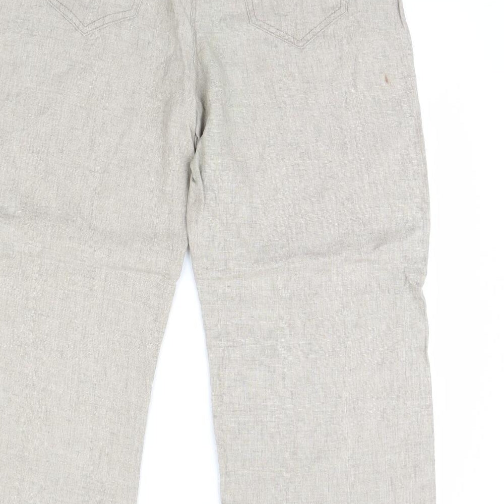 George Womens Beige   Trousers  Size 16 L30 in