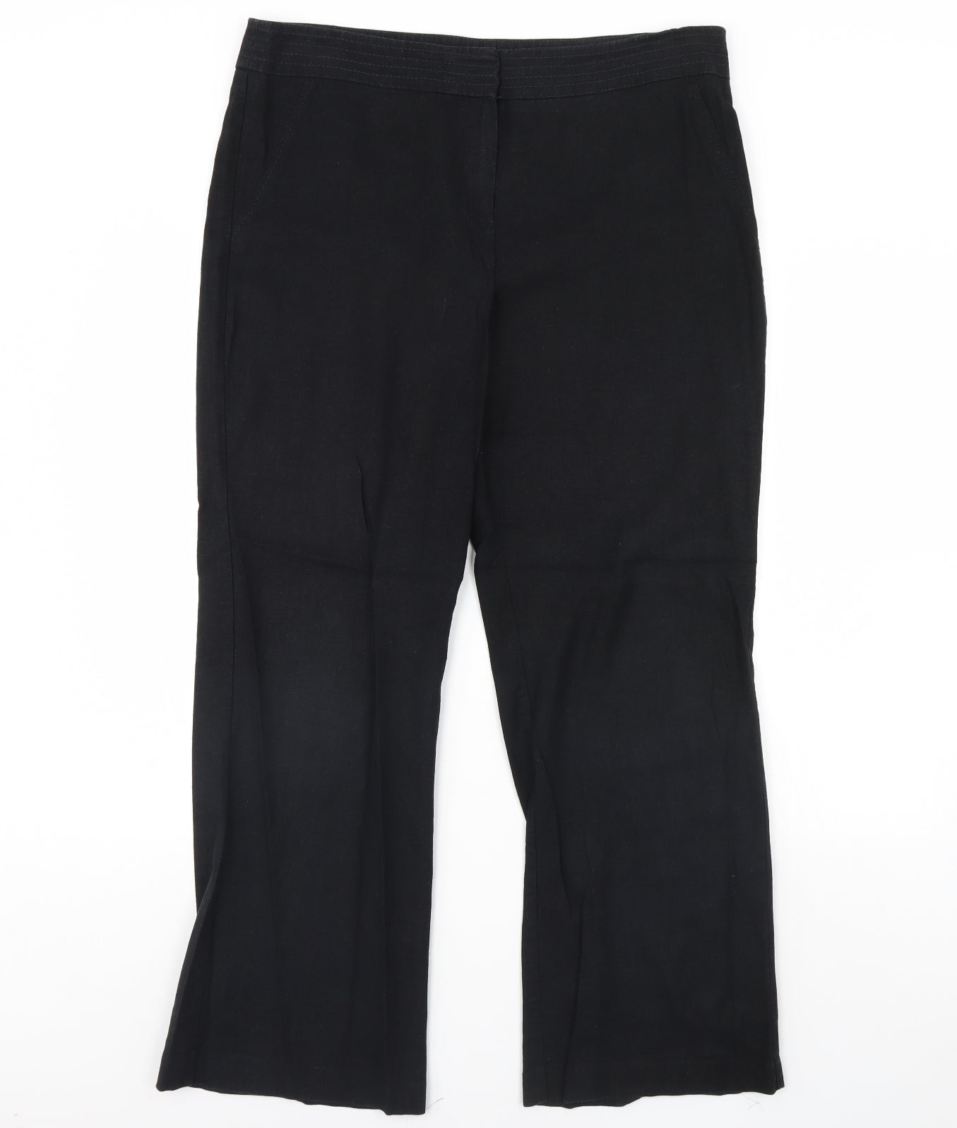 M&S Womens Brown   Trousers  Size 16 L30 in