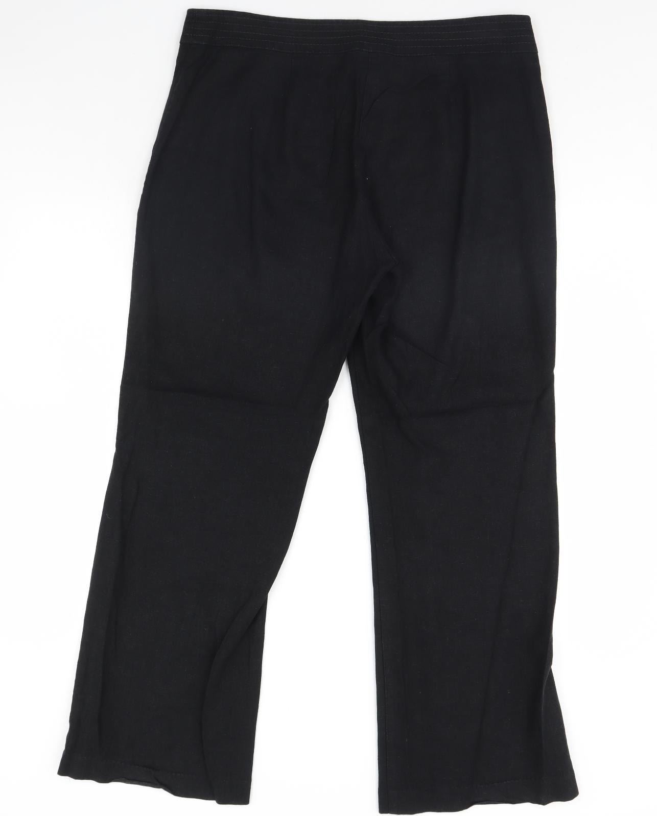 M&S Womens Brown   Trousers  Size 16 L30 in