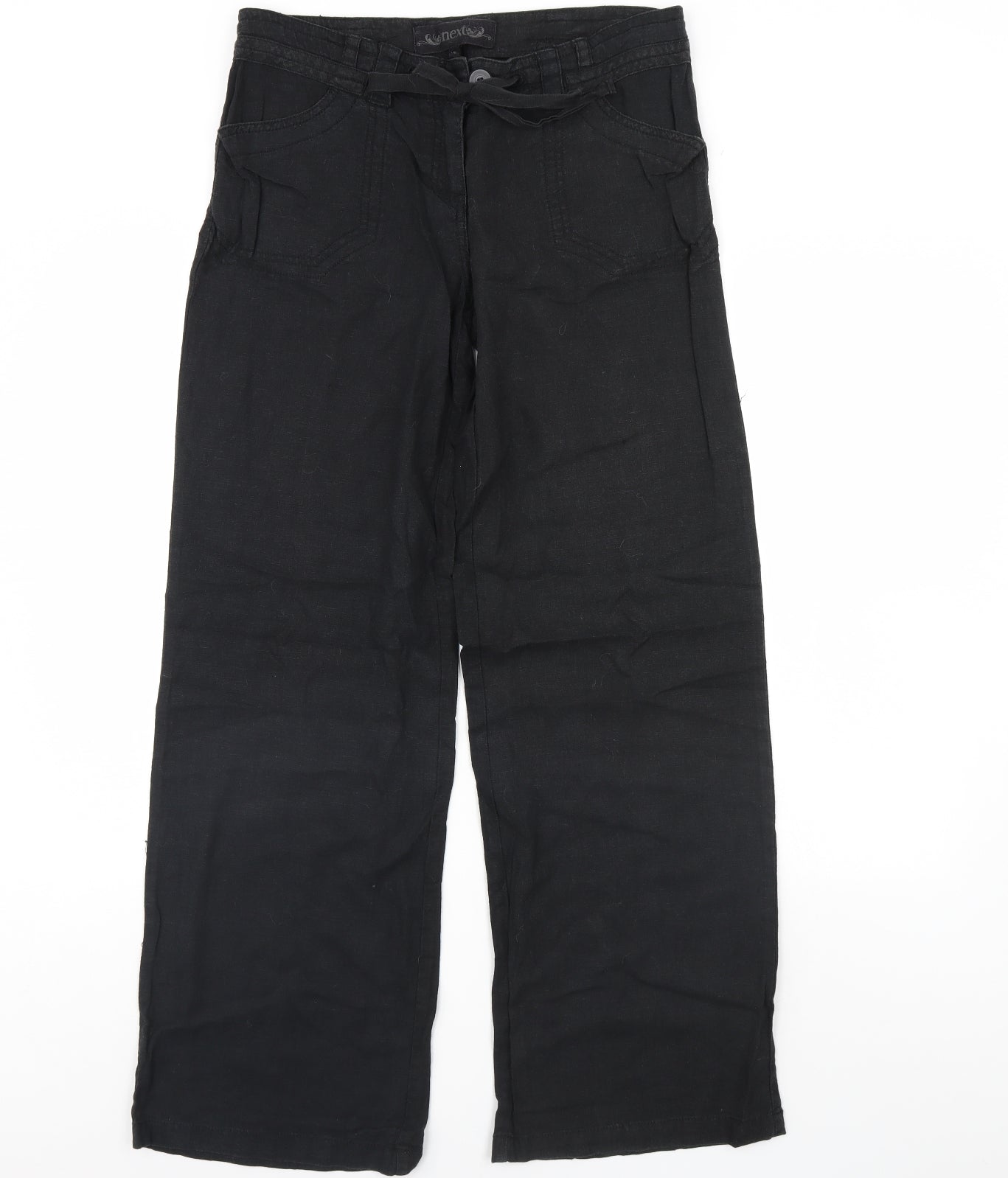 NEXT Womens Black   Trousers  Size 10 L31 in