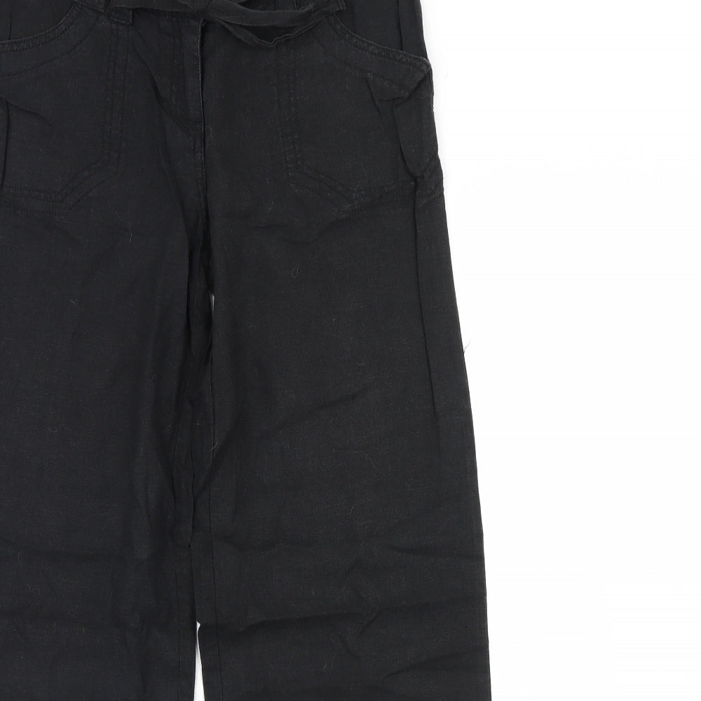 NEXT Womens Black   Trousers  Size 10 L31 in