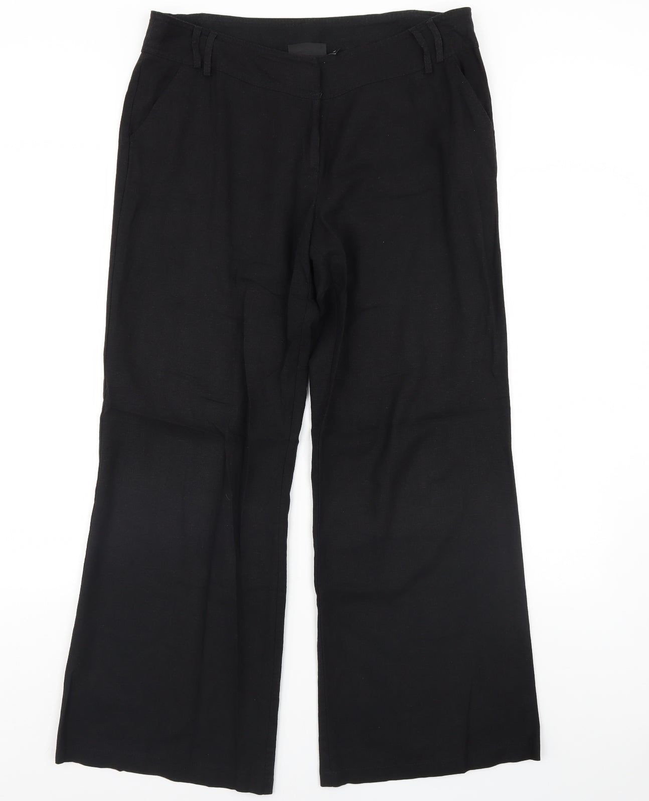 New Look Womens Black   Trousers  Size 14 L32 in