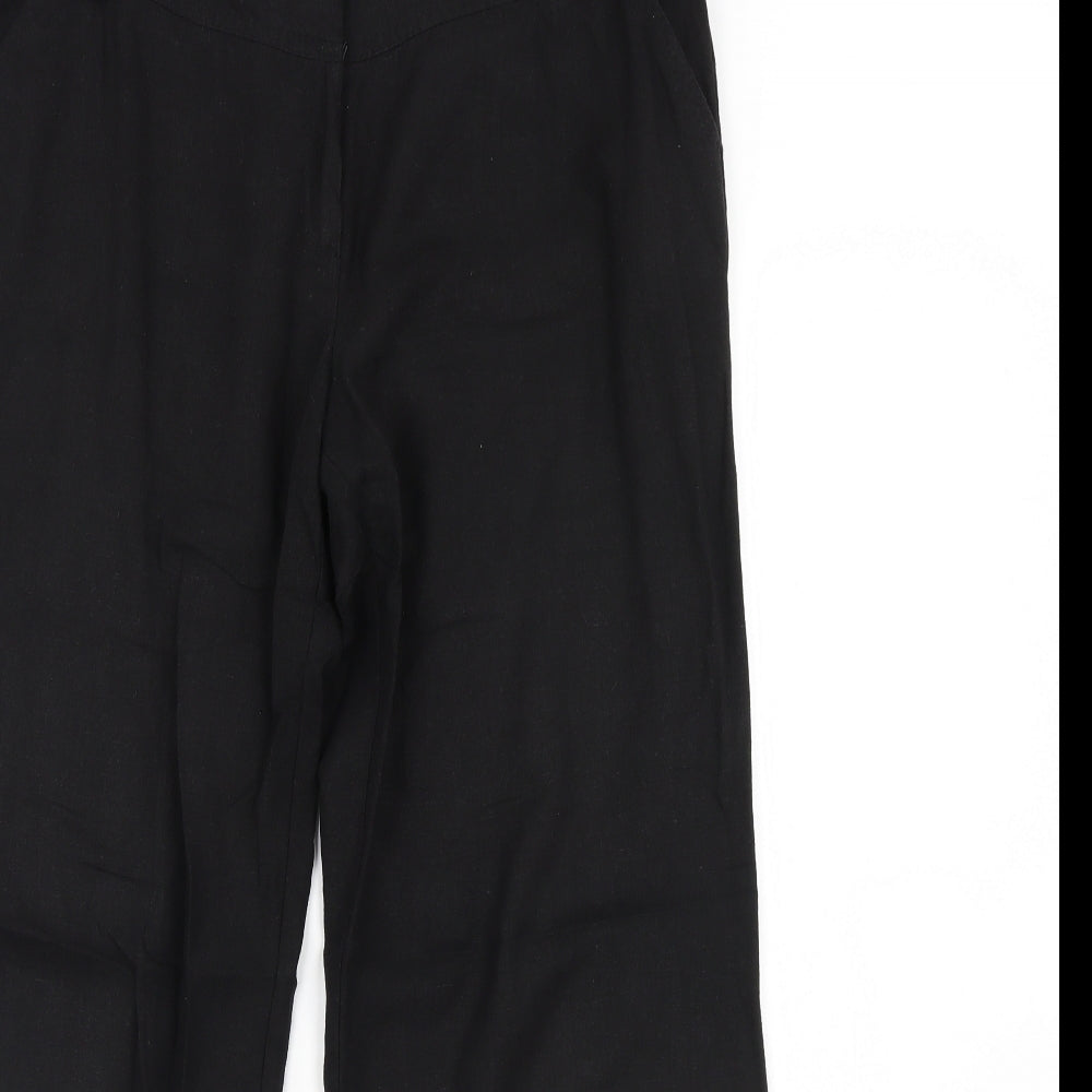 New Look Womens Black   Trousers  Size 14 L32 in
